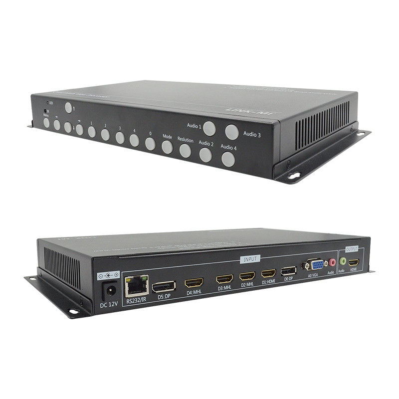 PIP POP HDMI Multi Viewer 4k 4x1 με IR τηλεχειριστήριο RS232