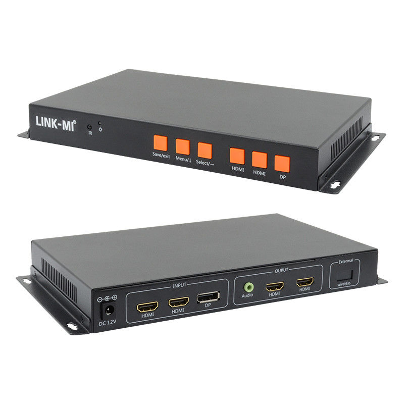 Ηθόνη τηλεφώνου HDMI Ελεγκτής τοίχου βίντεο 90 180 270 μοίρες περιστροφή HDMI Πολυδιάστατος επεξεργαστής παραθύρων