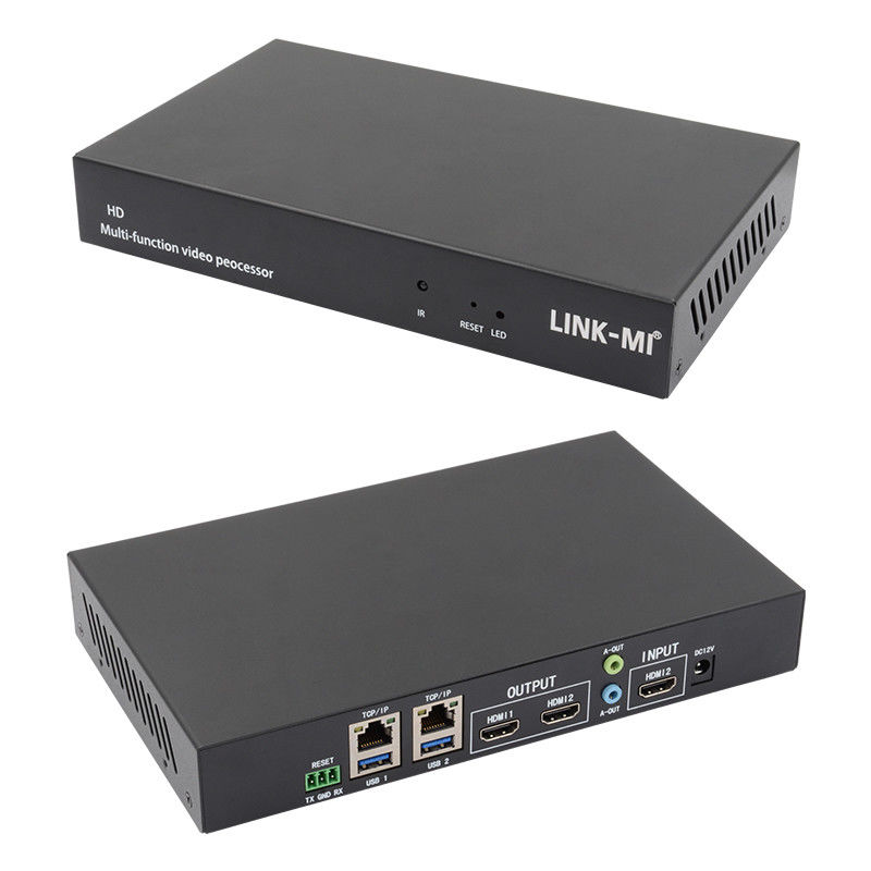 Πολλαπλές γλώσσες RS232 HDMI Video Wall Controller HD Subtitle Adder HDMI επεξεργαστής βίντεο