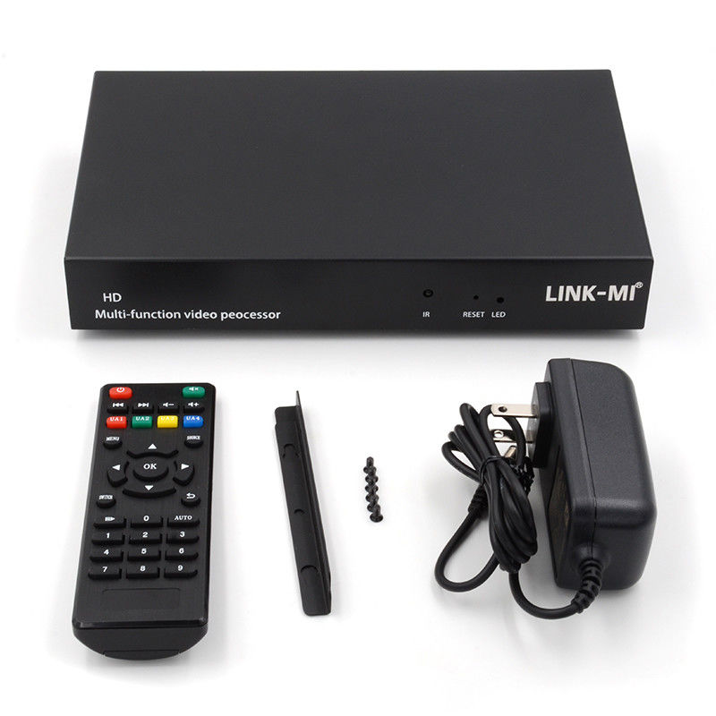 Πολλαπλές γλώσσες RS232 HDMI Video Wall Controller HD Subtitle Adder HDMI επεξεργαστής βίντεο