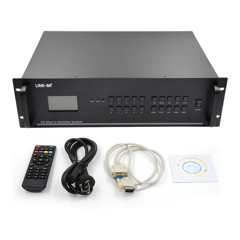 16 In 16 Out HDMI Matrix Switch 4K 16X16 Βίντεο Matrix Υποστήριξη VGA DVI SDI εισόδου σήματος