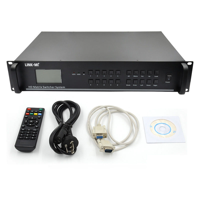 4K βίντεο ήχο μήτρα 8X8 HDMI μήτρα Switcher σύστημα RS232 TCP/IP τηλεχειριστή