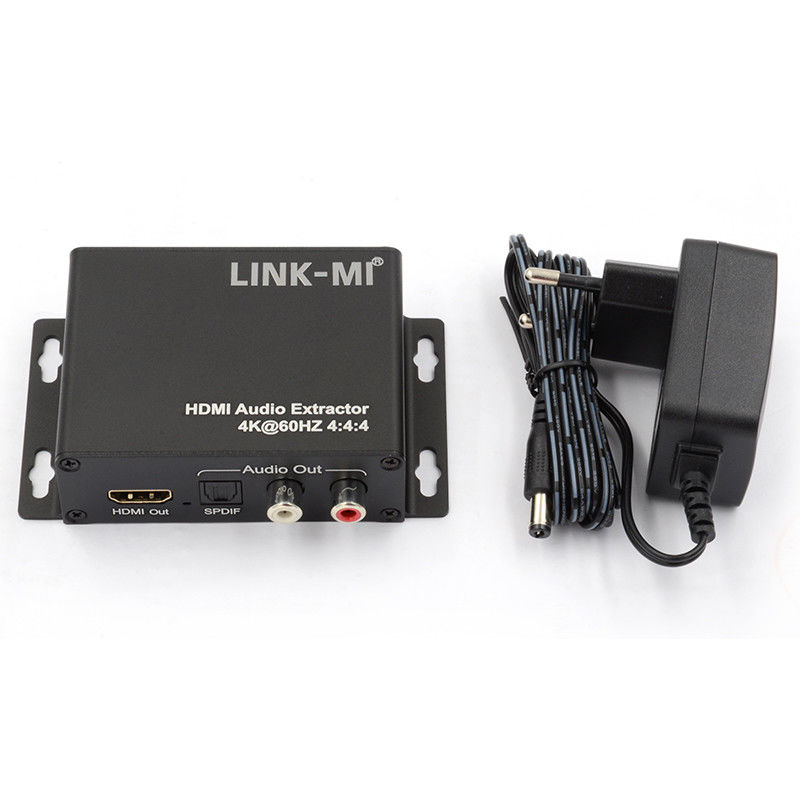 18Gbps 4K 1080P HDMI Audio Extractor Υποστήριξη EDID 3D Για δορυφορικούς δέκτες Apple TV