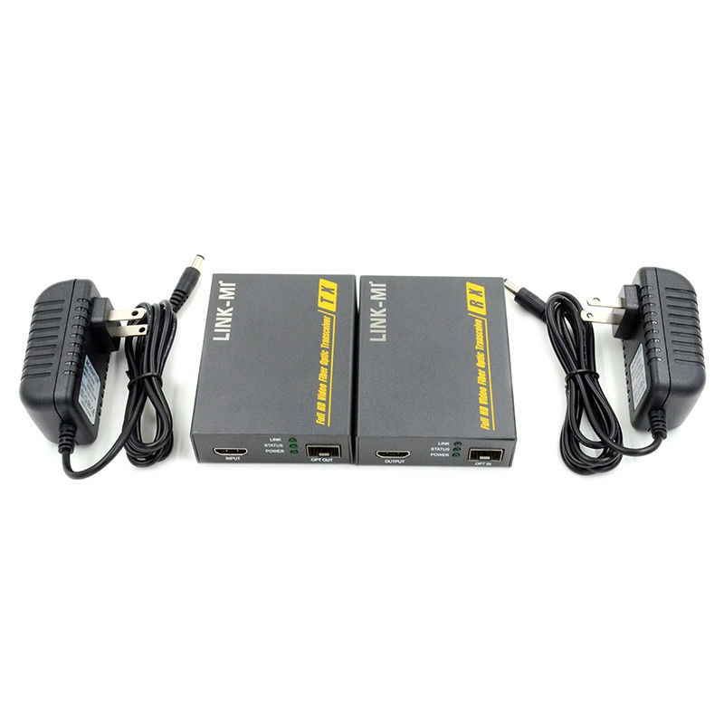 2 χλμ. HDMI Fiber Optic Extender Υποστήριξη 3D 4K EDID Video Extender μέσω ινών