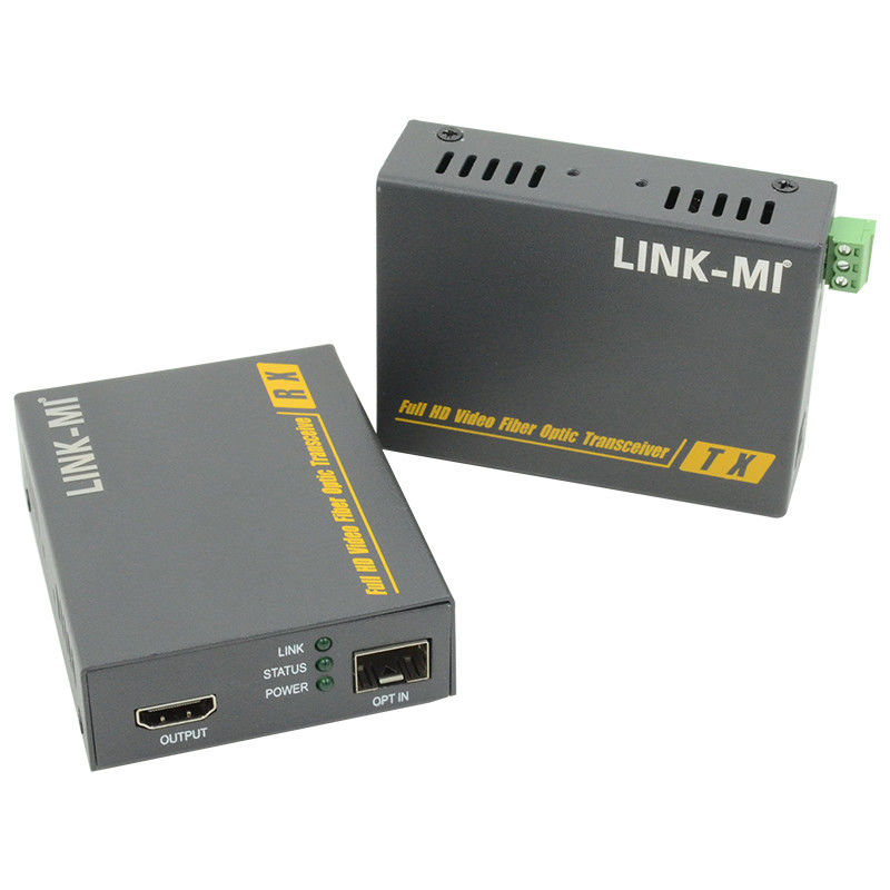 2 χλμ. HDMI Fiber Optic Extender Υποστήριξη 3D 4K EDID Video Extender μέσω ινών