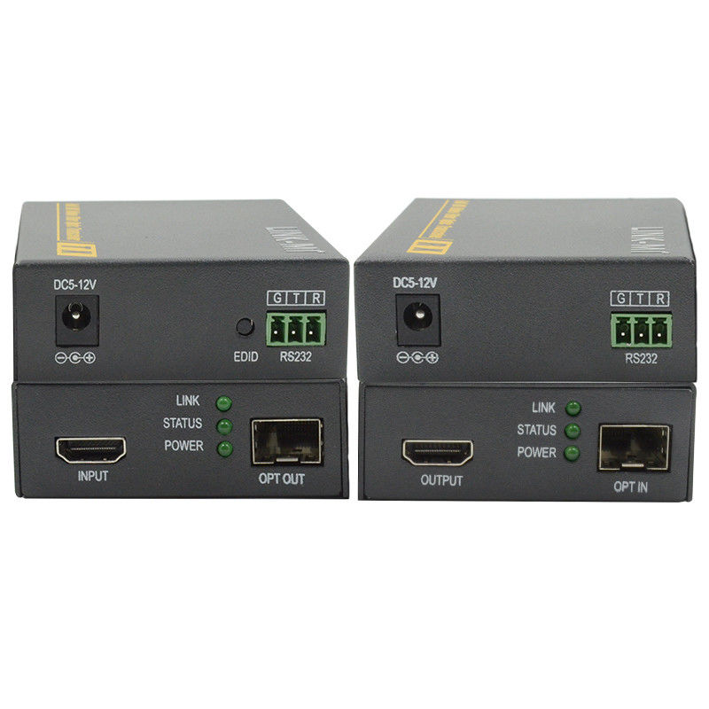 2 χλμ. HDMI Fiber Optic Extender Υποστήριξη 3D 4K EDID Video Extender μέσω ινών