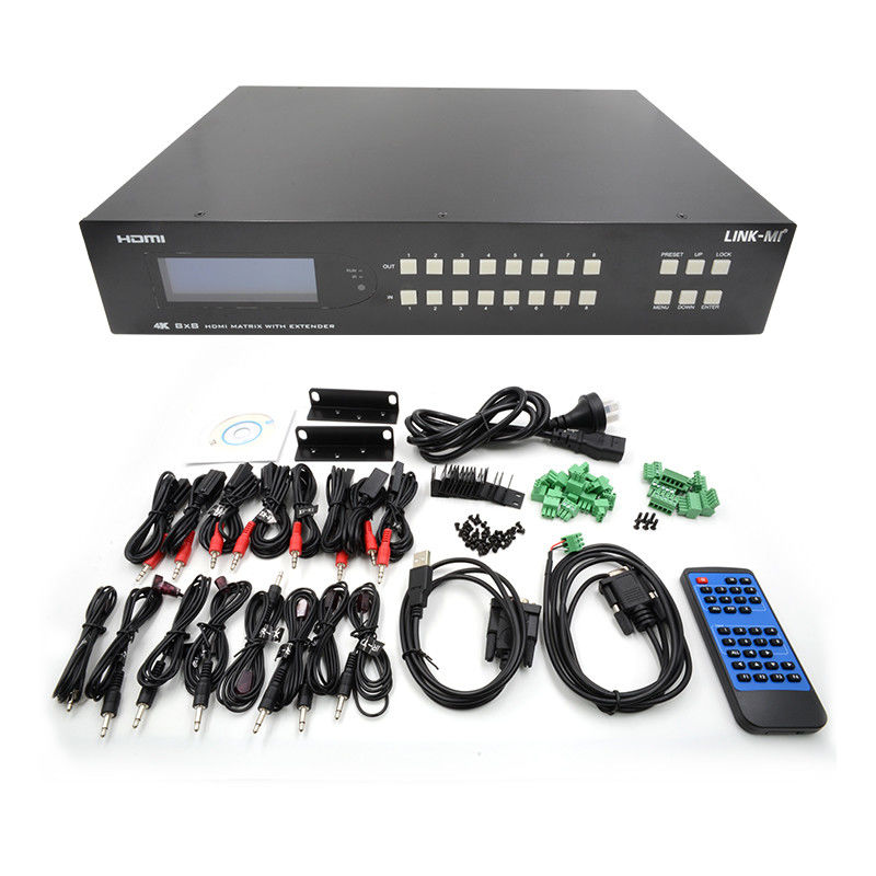 8X8 HDMI Matrix Extender έως 70m 8 HDMI Loop Out 4K60Hz HDMI Βίντεο Switch