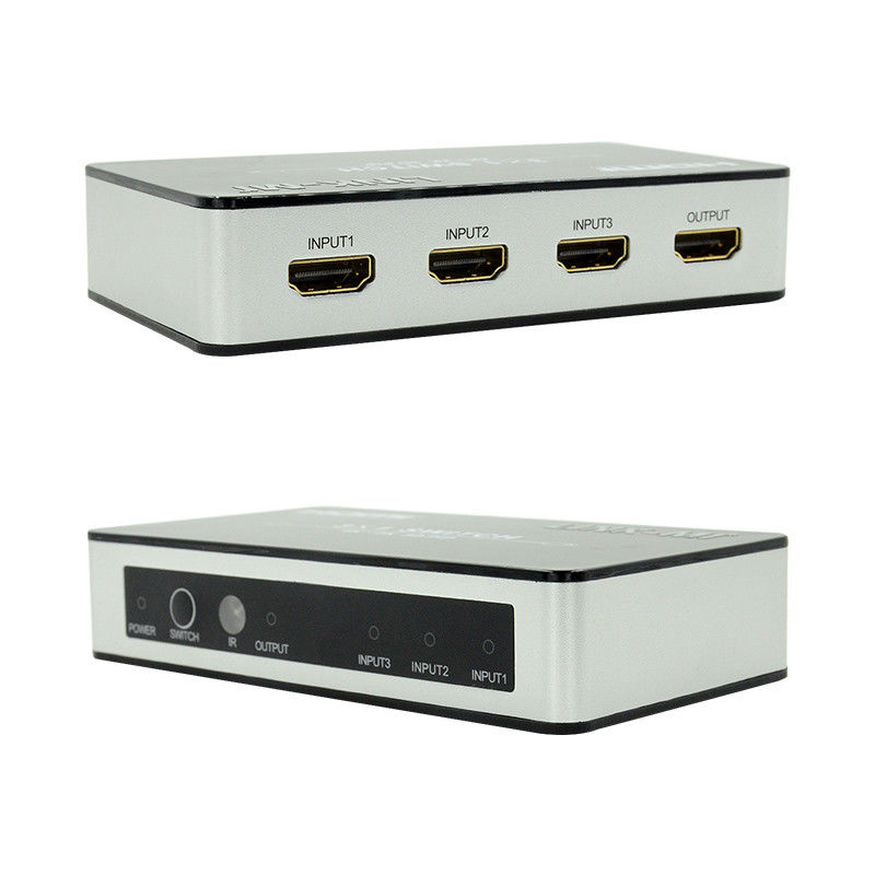 4K2K HDMI Switch 3x1 HDMI Splitter 5V 1A Υποστήριξη PIP 3D 3 σε 1 Video Switch