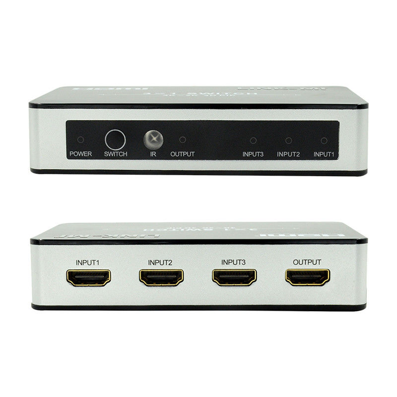 4K2K HDMI Switch 3x1 HDMI Splitter 5V 1A Υποστήριξη PIP 3D 3 σε 1 Video Switch