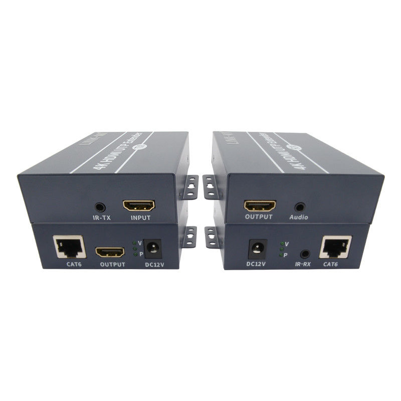 120m 4K HDMI Extender πάνω από καλώδιο Cat6 Cat6e με HDMI Loop Out IR Control