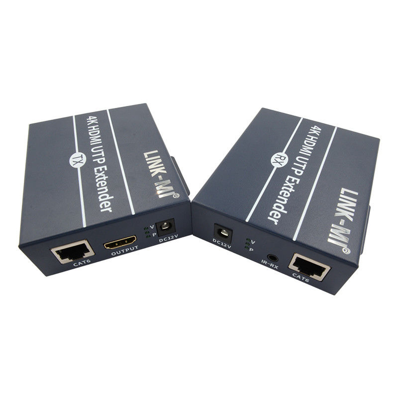 120m 4K HDMI Extender πάνω από καλώδιο Cat6 Cat6e με HDMI Loop Out IR Control