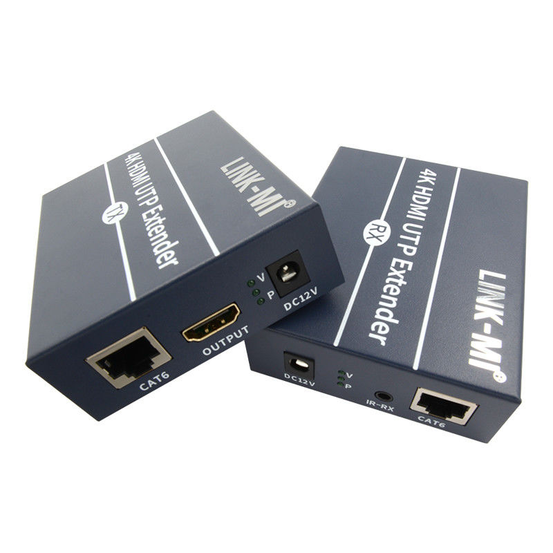 120m 4K HDMI Extender πάνω από καλώδιο Cat6 Cat6e με HDMI Loop Out IR Control
