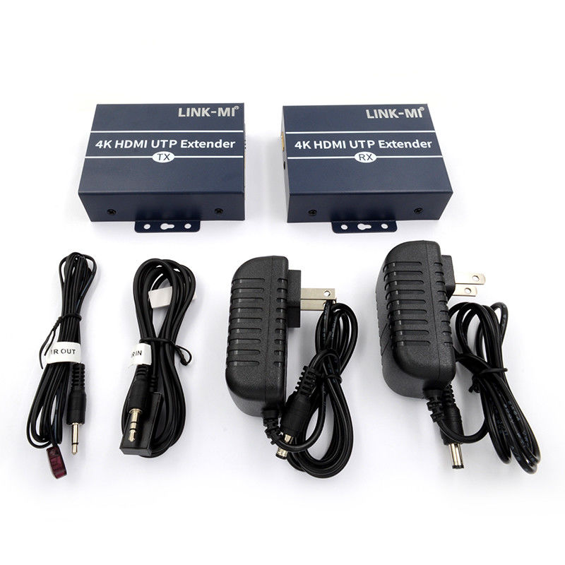 120m 4K HDMI Extender πάνω από καλώδιο Cat6 Cat6e με HDMI Loop Out IR Control