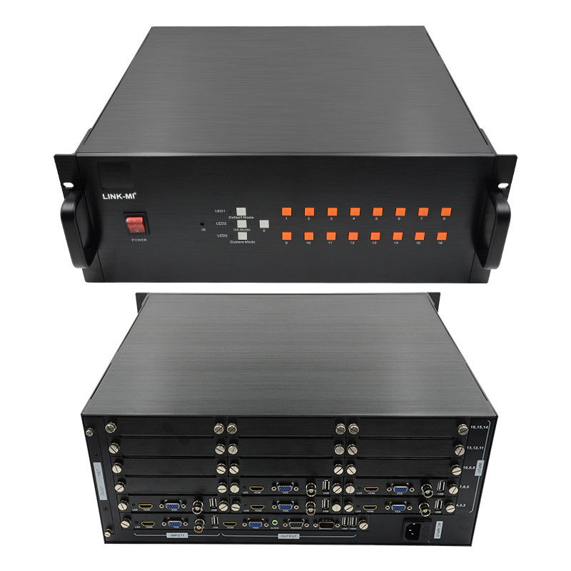 6x1 HDMI Multi Viewer VGA CVBS 6 In 1 Out 4k Multiviewer Συνθέτης 1080P