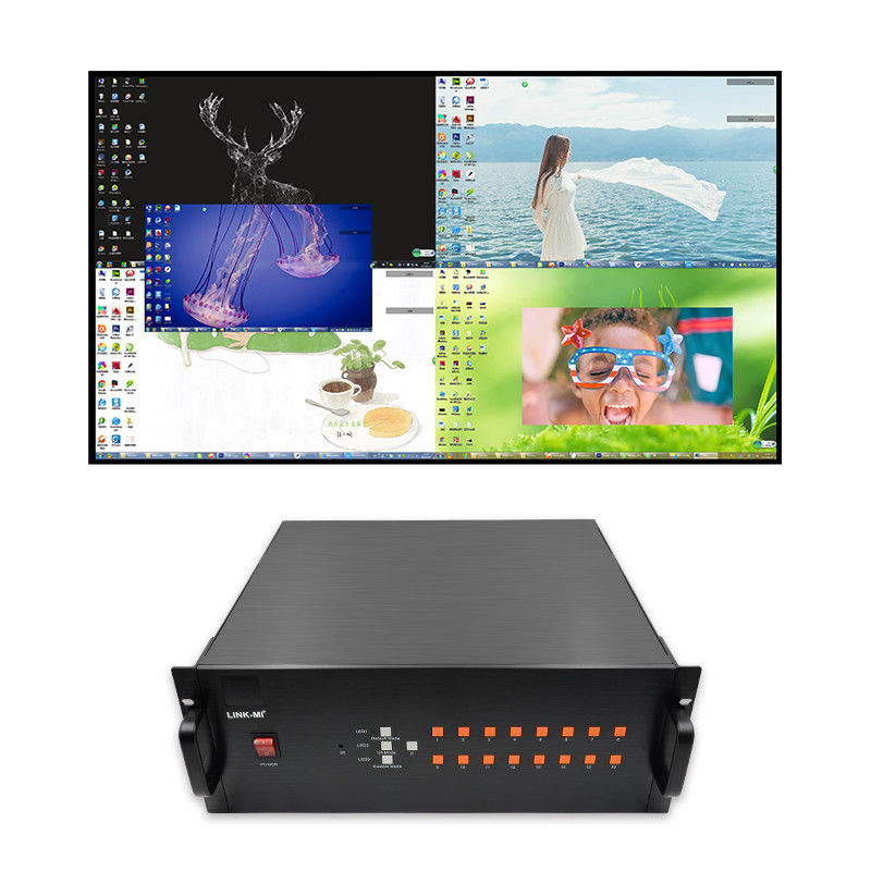 6x1 HDMI Multi Viewer VGA CVBS 6 In 1 Out 4k Multiviewer Συνθέτης 1080P