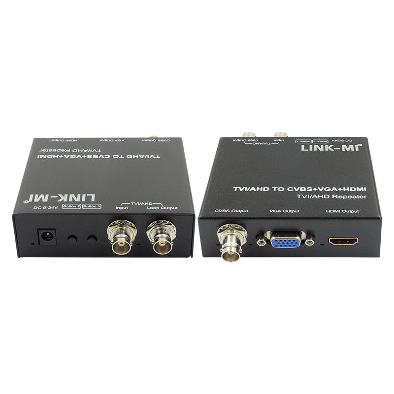 720P 60Hz AHD σε HDMI μετατροπέας TVI CVI σε HDMI CVBS VGA μετατροπέας βίντεο