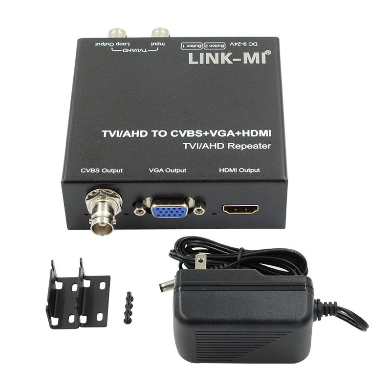 720P 60Hz AHD σε HDMI μετατροπέας TVI CVI σε HDMI CVBS VGA μετατροπέας βίντεο