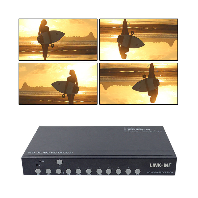 12V HDMI Video Wall Controller Βίντεο περιστροφέας 90 180 270 βαθμούς HD βίντεο αναβάθμιση περιστροφικό διακόπτη