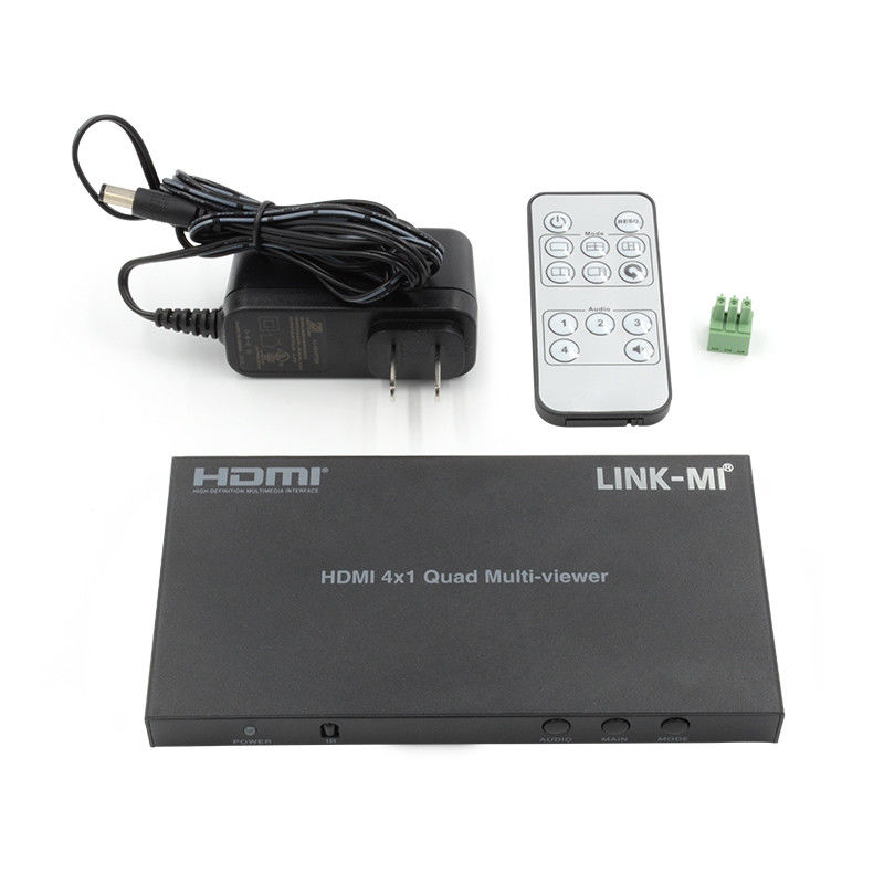 Υψηλής απόδοσης HDMI 4x1 Quad Multi Viewer HDMI 1.4b HDCP 1.4 και DVI Compatible