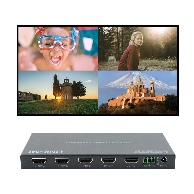 Υψηλής απόδοσης HDMI 4x1 Quad Multi Viewer HDMI 1.4b HDCP 1.4 και DVI Compatible
