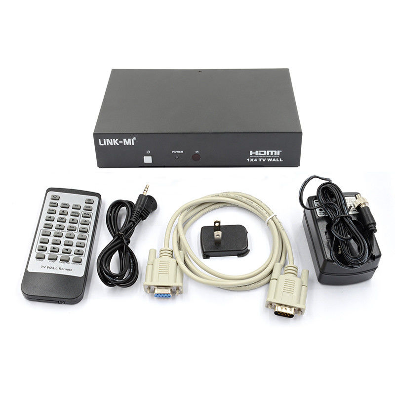 LM-TV04L HDMI 1x4 TV WALL Υποστήριξη CVBS/VGA/HDMI/USB Πηγές εισόδου αναπαραγωγής