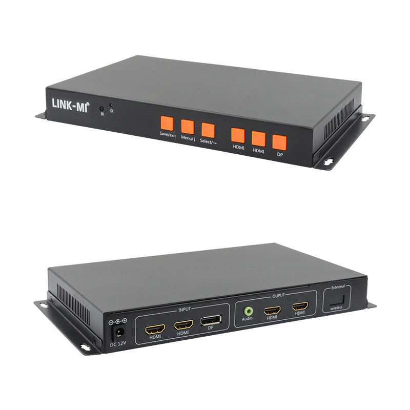 Υποστήριξη κινητής/HDMI/DP εισόδου 4K video wall controller για 2 οθόνες