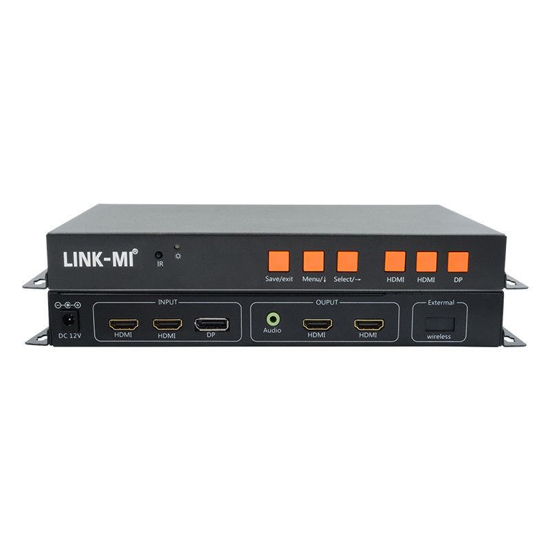 Υποστήριξη κινητής/HDMI/DP εισόδου 4K video wall controller για 2 οθόνες