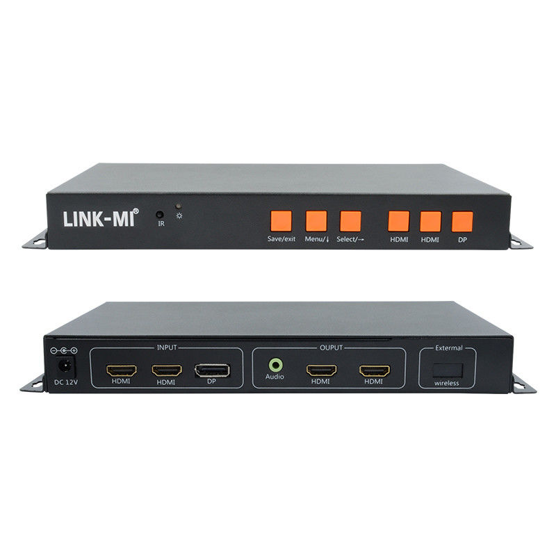 Υποστήριξη κινητής/HDMI/DP εισόδου 4K video wall controller για 2 οθόνες