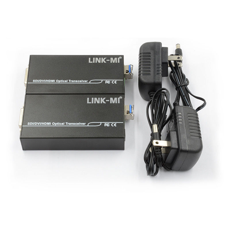 1550/1310nm Fiber Full HD Οπτικός πομπός και δέκτης με εισαγωγή ήχου 3,5 mm