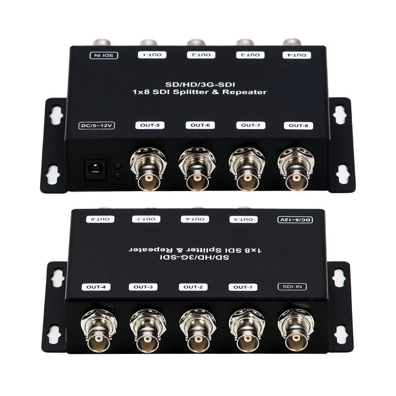 LM-SDI-108B 1 έως 8 SD/HD/3G-SDI αναπαραγωγός ενισχυτή διανομής με 75 ohm αντίσταση