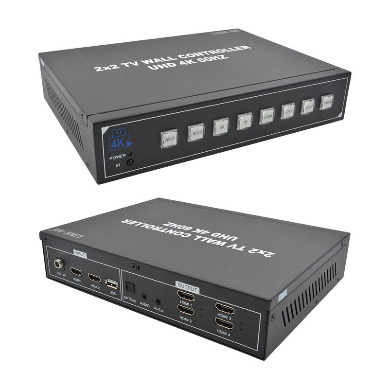 1X4 1X3 1X2 2X1 3X1 4X1 UHD TV Wall Processor για μέγιστη ανάλυση 3840x2160 60Hz