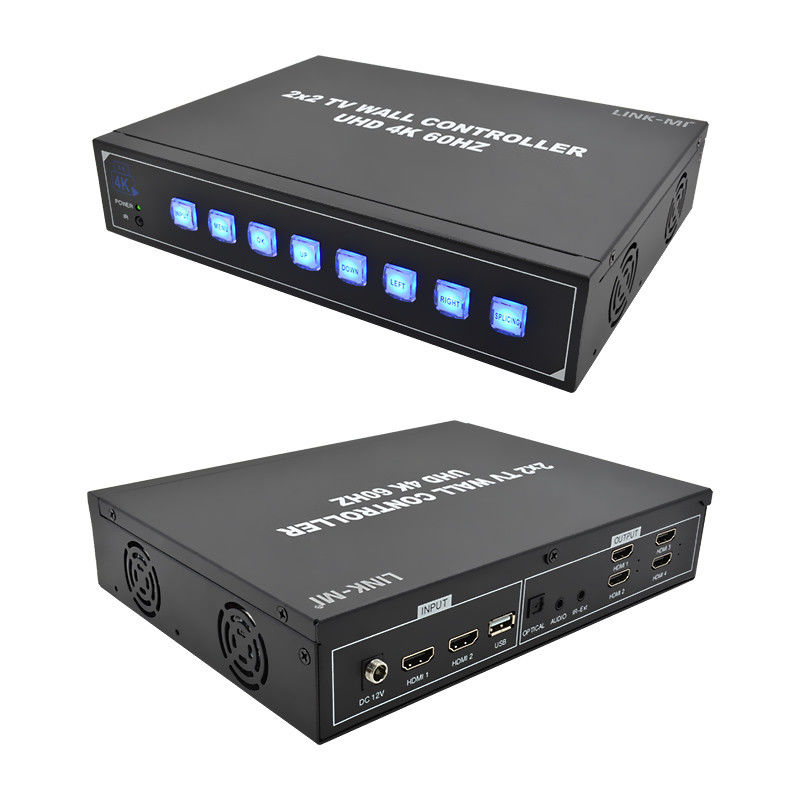 1X4 1X3 1X2 2X1 3X1 4X1 UHD TV Wall Processor για μέγιστη ανάλυση 3840x2160 60Hz